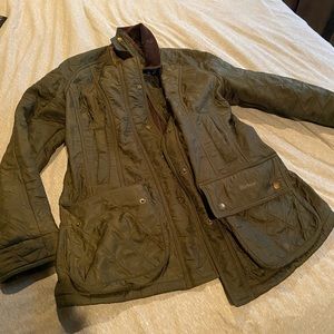 Mens small quilted barbour jacket